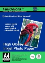 Ostatní - Fotopapír A4 180 g 20 ks vysoce lesklý