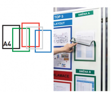 Ostatní - Rámeček Lean Magnet A4, 5ks A4