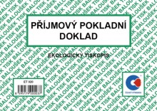 Ostatní - Příjmový pokladní doklad A6 Baloušek ET020 nepropisující