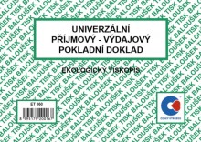 Ostatní - Pokladní doklad univerzální A6 Baloušek ET060, nepropisující