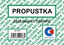 Ostatní - Propustka A7 Baloušek ET077