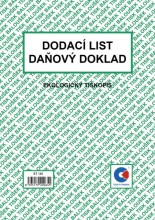 Ostatní - Dodací list A5 Baloušek ET130, nepropisující