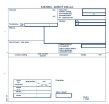 Ostatní - Faktura 2/3 A4 s DPH propisujicí mSk 39