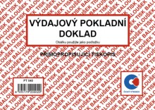 Ostatní - Výdajový pokladní doklad A6 NCR Baloušek PT040