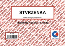 Ostatní - Stvrzenka A6 NCR Baloušek PT070