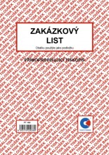 Ostatní - Zakázkový list A5 NCR Baloušek PT180